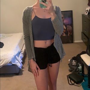 Gray Charlotte Russe cardigan